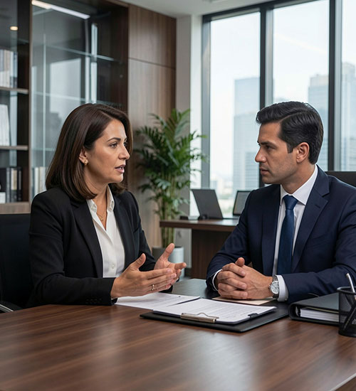 woman talking