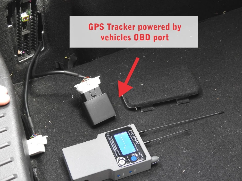 GPS tracker Powered by Vehicles OBD Port